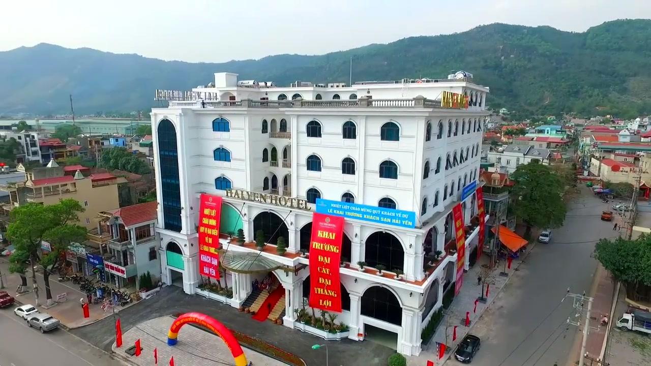 Hai Yen Luxury Hotel Cam Pha Exterior foto